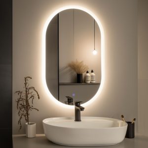 Brilagi - Oglinda de baie LED LECCO LED/25W/230V 50x80 cm IP44 CRI 90 reglabila + CCT