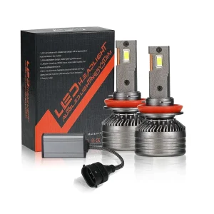 Set 2 becuri LED H7, Canbus, 180W, 30000lm, 6000k