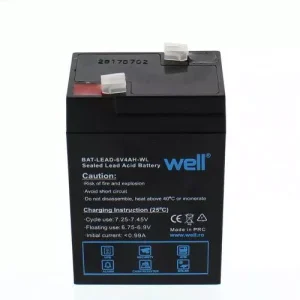 Acumulator 6V 4A PLUMB ACID WELL BAT-LEAD-6V4AH-WL