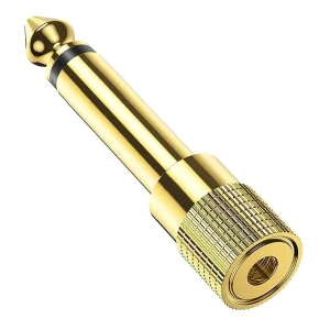 Adaptor audio aurit JACK 6.3 mm tata la 3.5 mm MONO