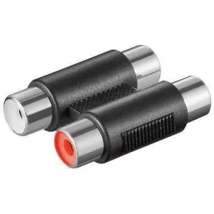Adaptor prelungire 2x RCA mama la 2x RCA mama Goobay
