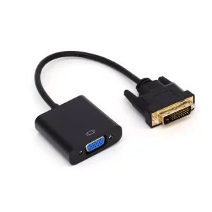 Cablu adaptor DVI-D 24+1 tata - VGA mama 0.2m Full HD 1080p 60Hz