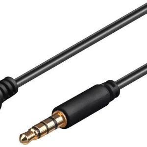 Cablu AUDIO AUX JACK 3.5 mm 4 contacte tata-mama 2m GOOBAY