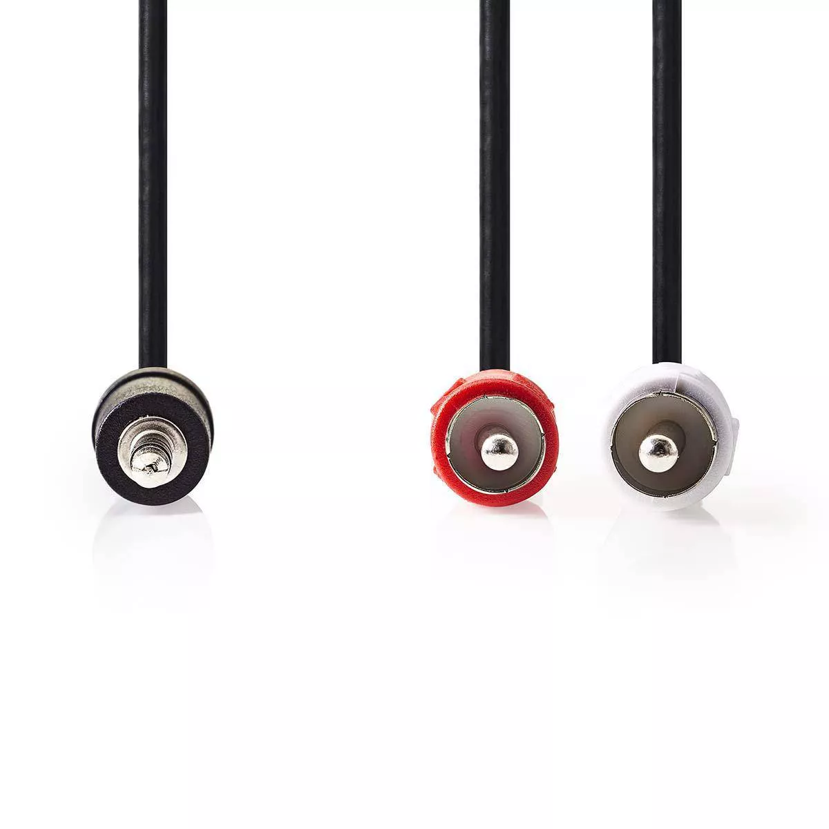Cablu Audio Stereo Jack 3.5 mm tata - 2x RCA tata 1m Nedis - imagine 3
