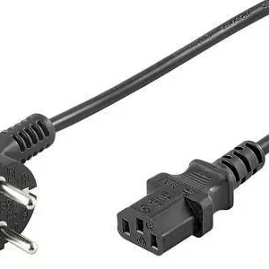 Cablu de alimentare calculator PC Schuko 90 grade tata - CCE mama 1.5m WELL