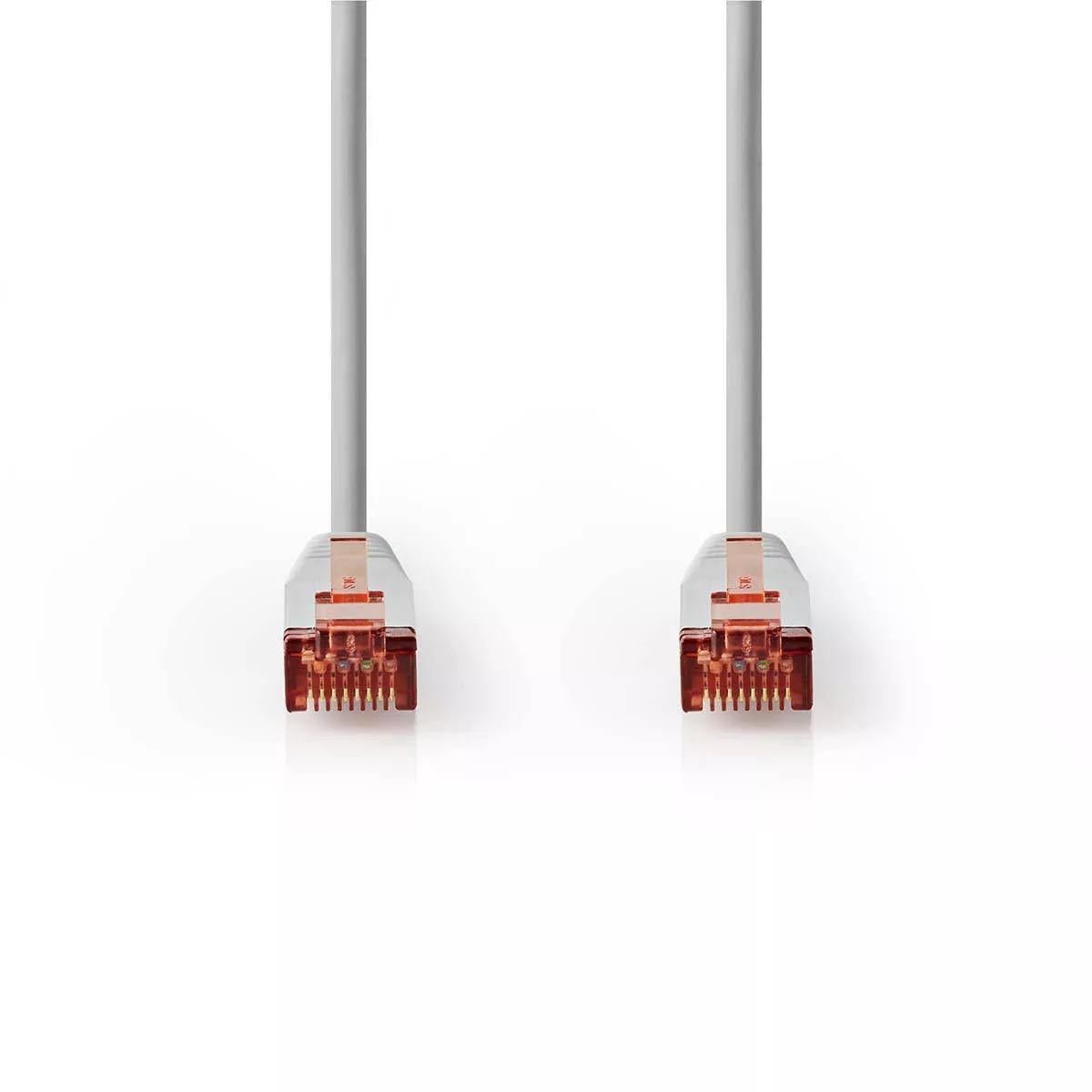Cablu FTP CAT6 patch cord 2m gri RJ45-RJ45 Nedis - imagine 3