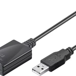 Cablu prelungitor activ USB 5m extensibil 20m Goobay