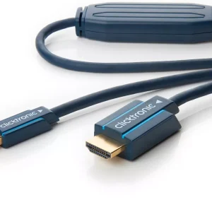 Cablu Profesional 1m mini DisplayPort - HDMI 1920x1200p Apple MacBook/Pro/Air OFC cupru AWG32 Clicktronic