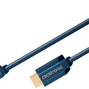 Cablu Profesional 1m USB TYPE C - HDMI Ultra HD 10Gbps 4K-60Hz cupru AWG32 aurit Clicktronic
