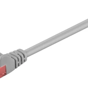 Cablu retea CAT6 UTP 2x RJ45 0.5m patchcord neecranat CCA gri Goobay