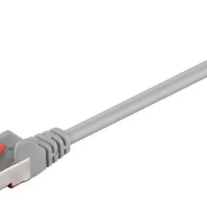 Cablu retea PiMF CAT6e SFTP 10m 2x RJ45 cupru ecranat gri Goobay
