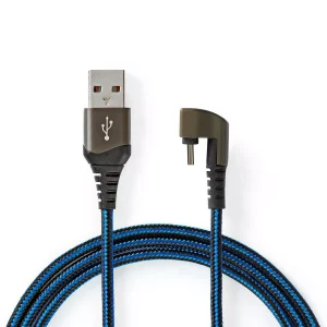 Cablu USB 2.0 A tata - USB Type C tata conector gaming 180 1m NEDIS