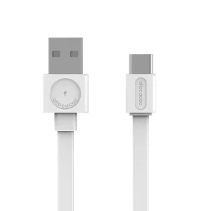 Cablu USB 2.0 - USB Type C 1.5m alb Allocacoc
