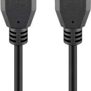 Cablu USB 3.0 5m USB A tata - USB A tata SuperSpeed 5Gbit/s negru Goobay