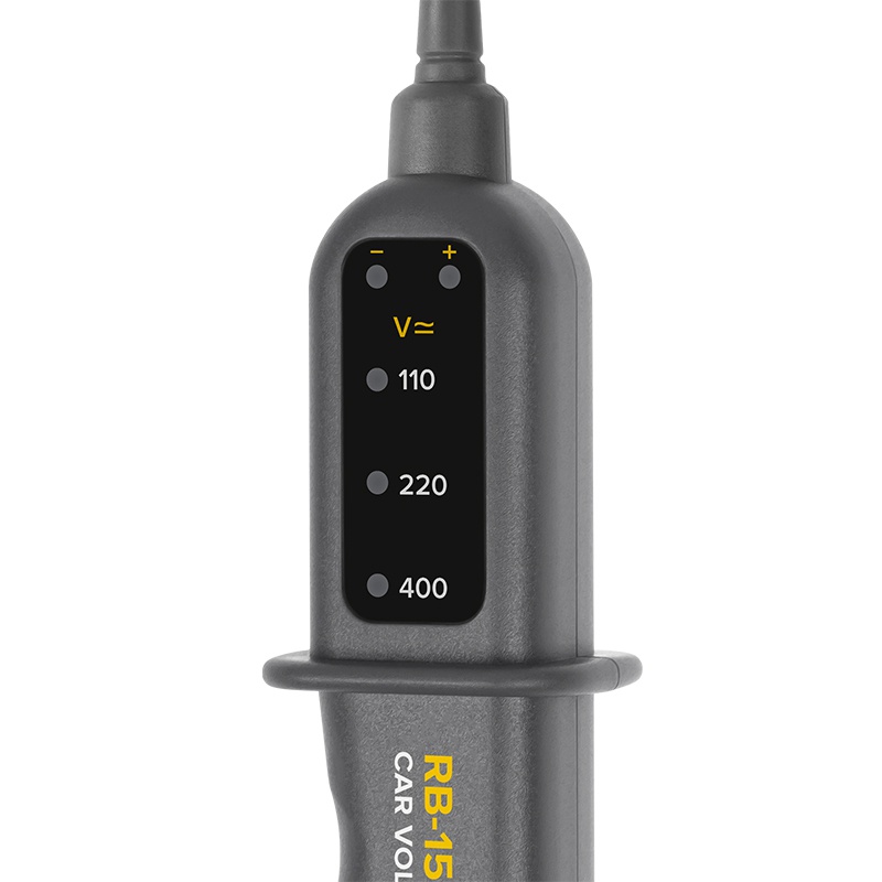 Detector tensiune AC/DC 110V 220V 400V REBEL RB-15A - imagine 4