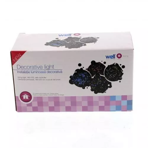 Ghirlanda luminoasa 100 LED-uri rosii cu jocuri de lumini WELL - imagine 3