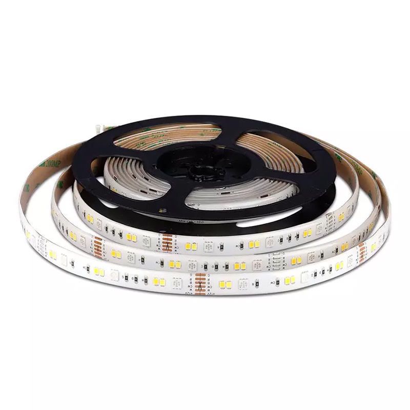 Kit banda LED SMART SMD5050 54LED/m 4W/m 230lm/m RGB+WW+DW+CW 12V IP65 5M V-TAC - imagine 3
