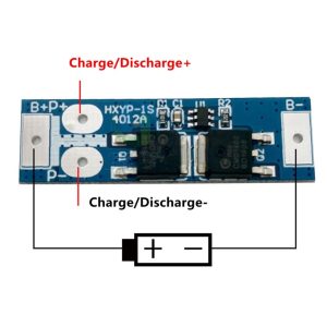 Modul protectie incarcare 1x 18650 12A BMS 1S