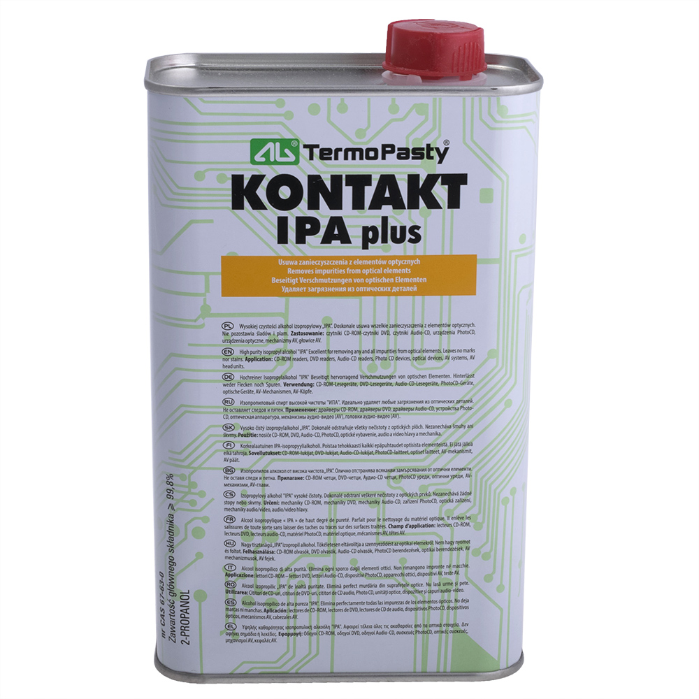Solutie curatat alcool izopropilic KONTAKT IPA Plus 1 litru AG TermoPasty - imagine 2