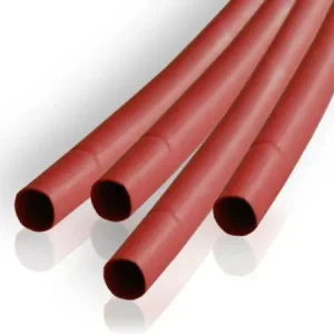 Tub termocontractabil 8mm/ 4mm rosu 0.5m Kemot